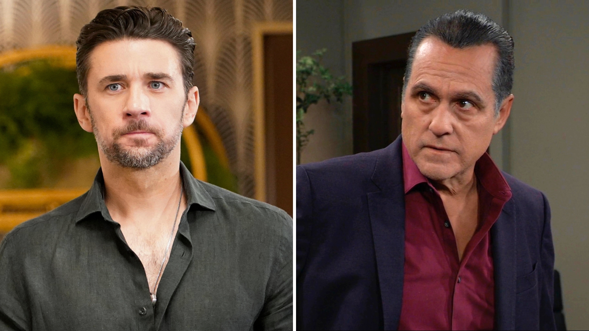 soaps billy flynn as cane on young and restless, maurice benard as sonny on general hospital.