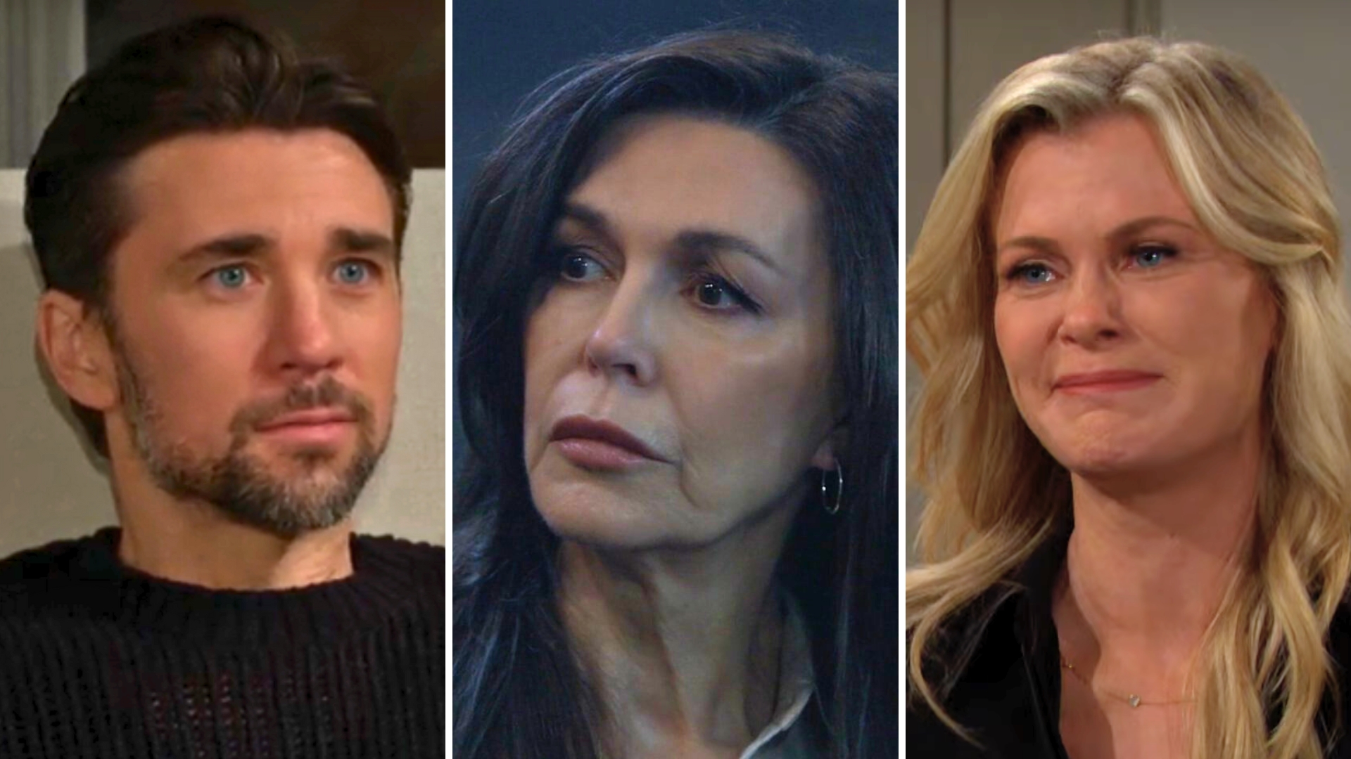 soaps cane on young and restless, anna on general hospital and sami on days of our lives.