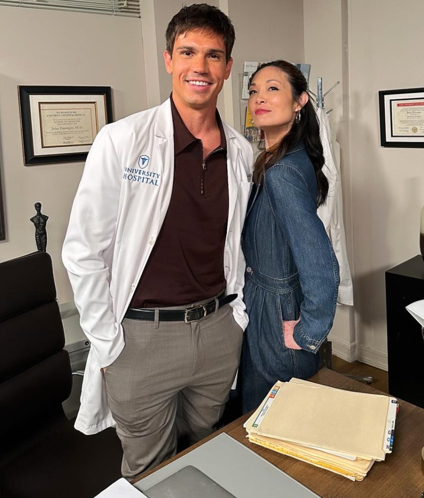 tanner novlan romy park bold and beautiful behind the scenes soap stars share snaps from the week ending in august 21