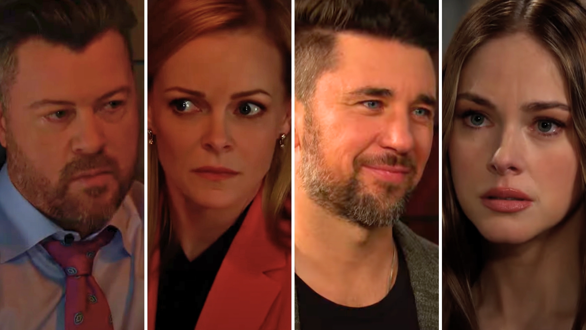 ej, belle, chad and stephanie on days of our lives.