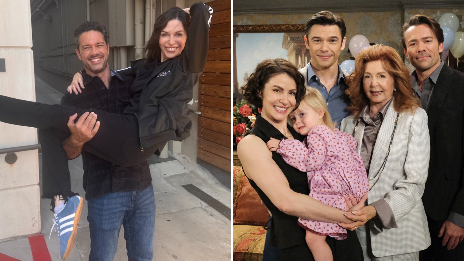 soaps ryan paevey, finola hughes alongside the actors in the kiriakis family on days of our lives.