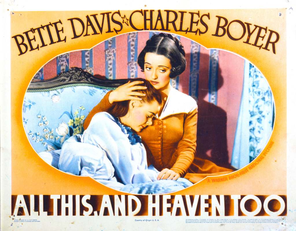 ALL THIS, AND HEAVEN TOO, June Lockhart, Bette Davis, 1940