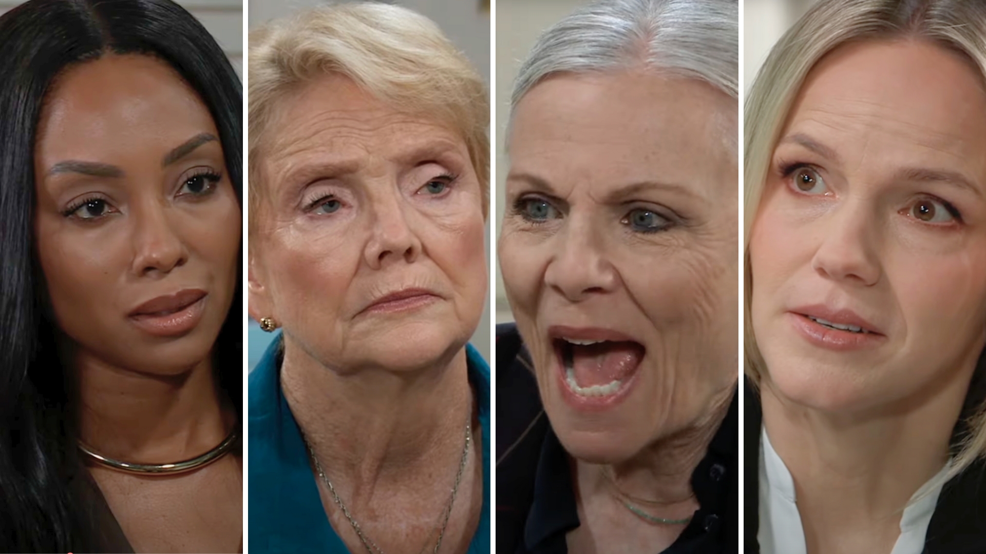 jordan, ronnie, tracy, lulu on general hospital.