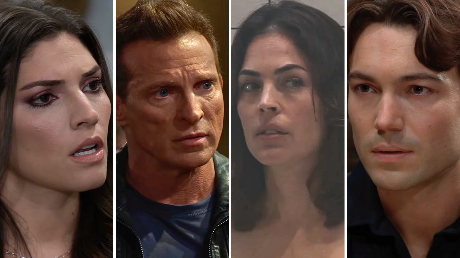 brook lynn, jason, britt and michael on general hospital.