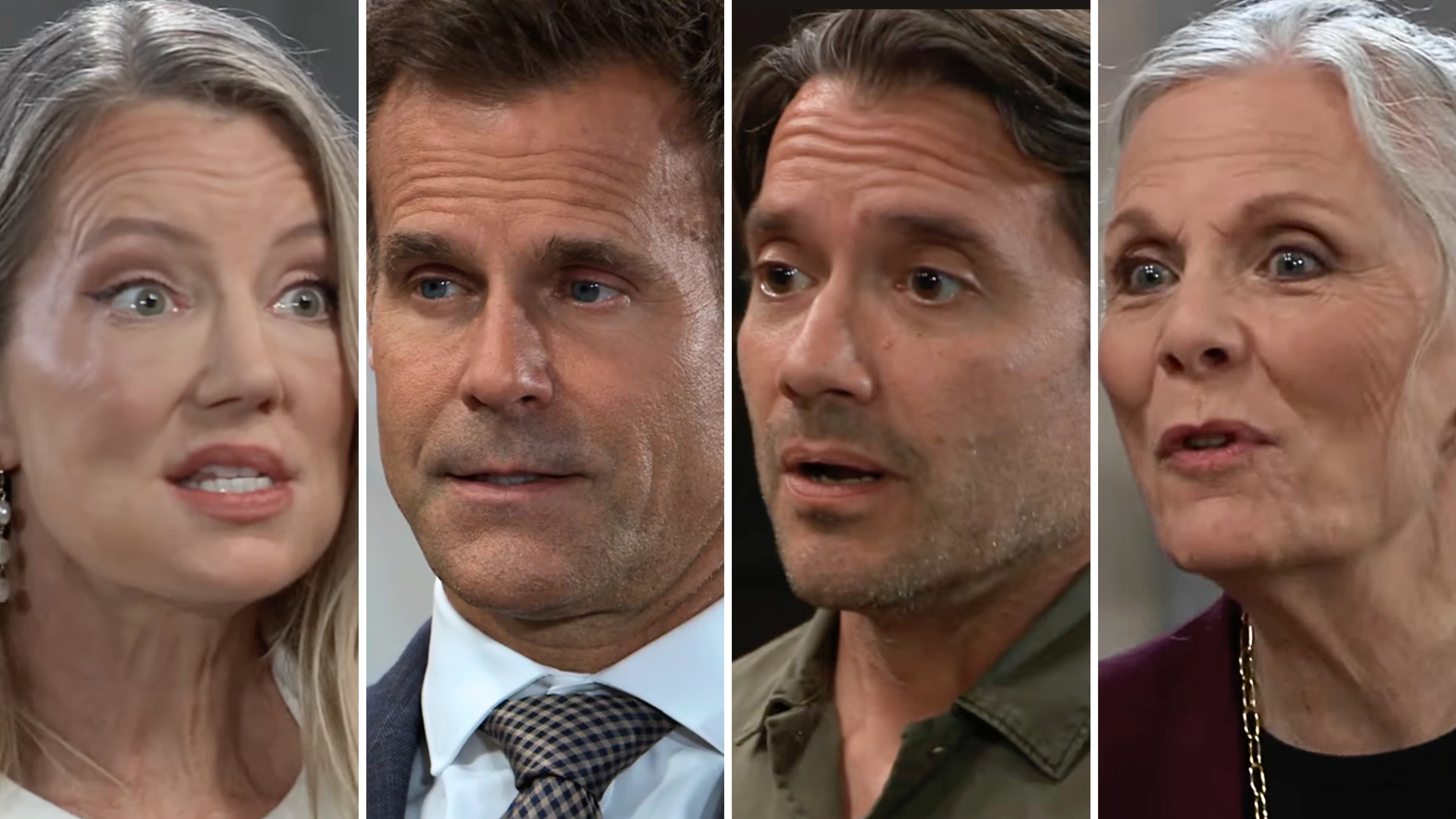 nina, drew, dante and tracy on general hospital.