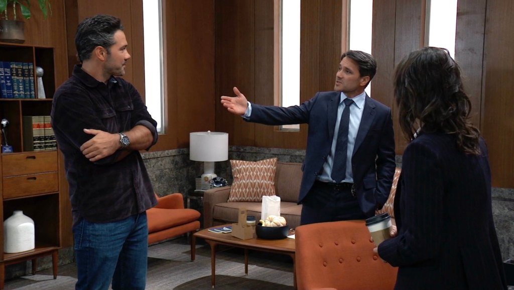Nathan, Dante and Anna on General Hospital