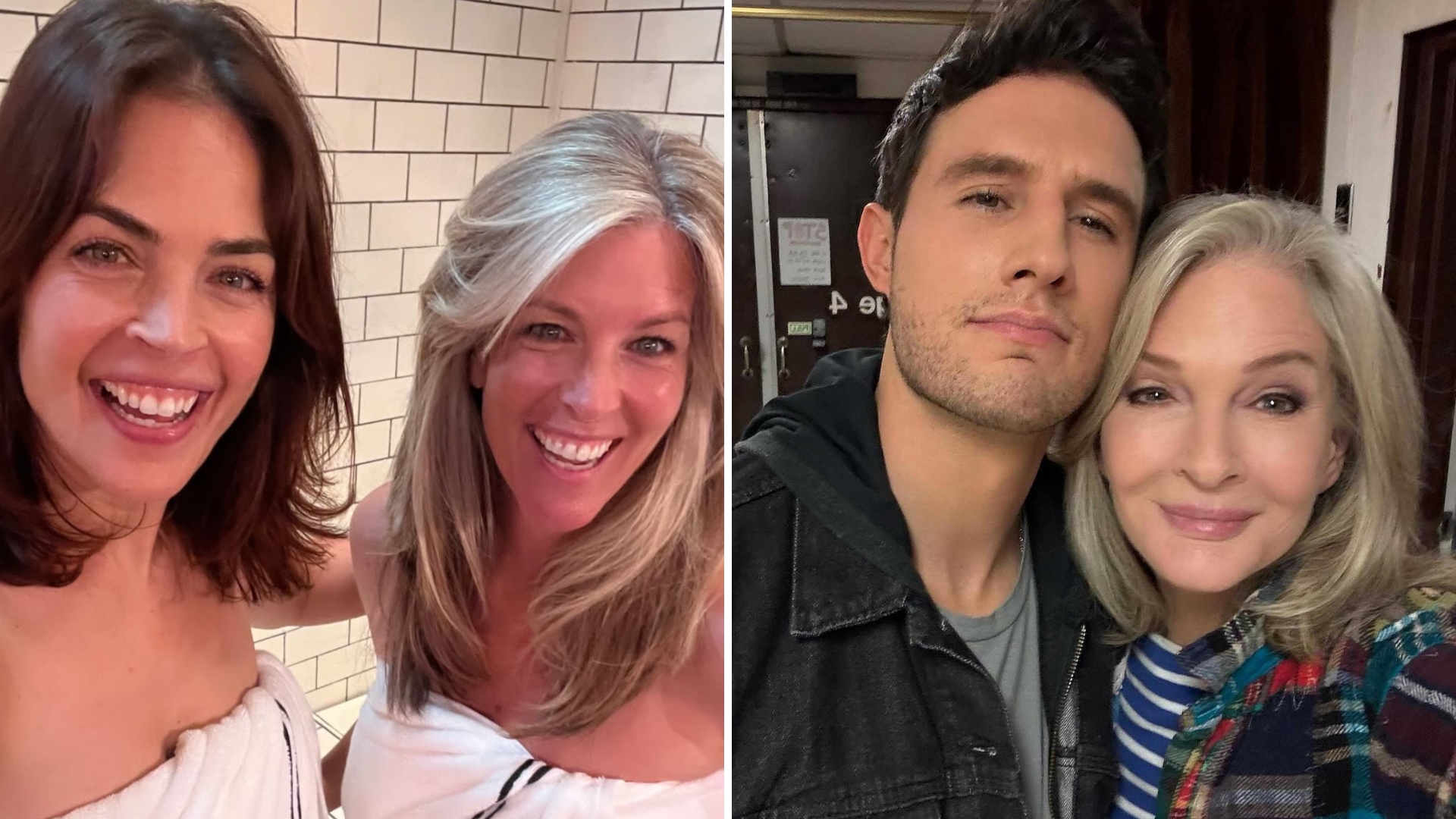 kelly thiebaud and laura wright from gh and hank northrop and deidre hall from days.