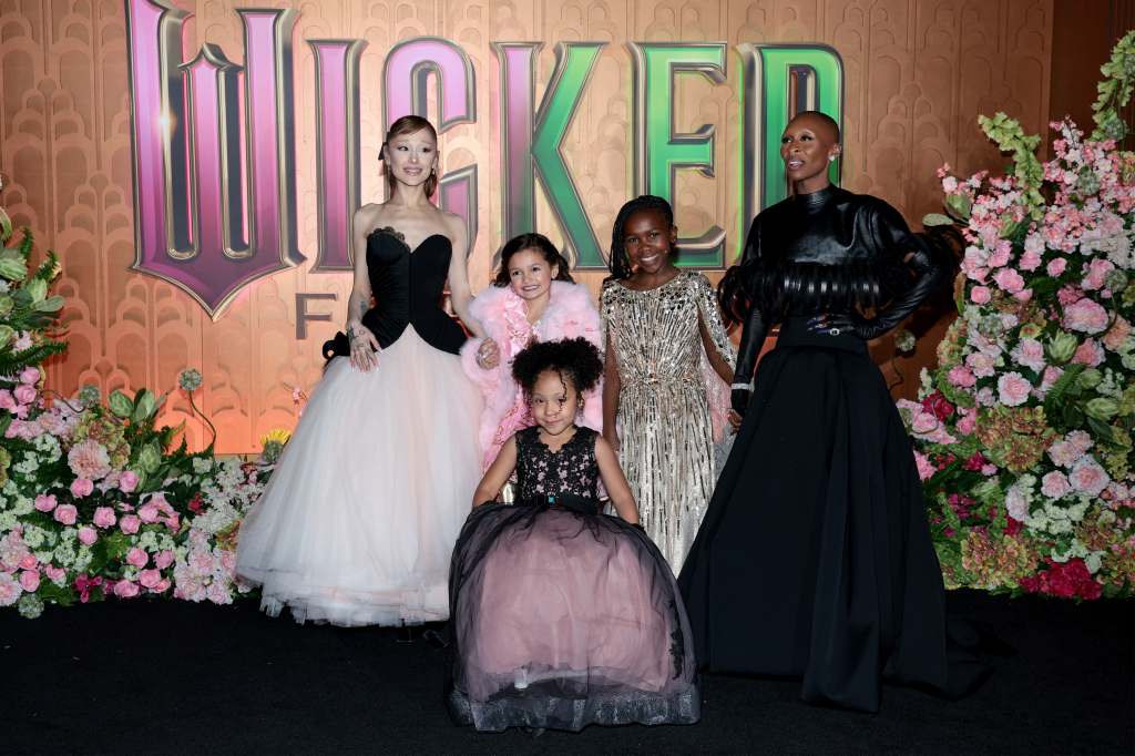 Ariana Grande, Scarlett Spears, Karis Musongole, Cesily Collette Taylor and Cynthia Erivo attend as Universal Pictures proudly presents the WICKED FOR GOOD US Premiere on November 17, 2025 in New York City.