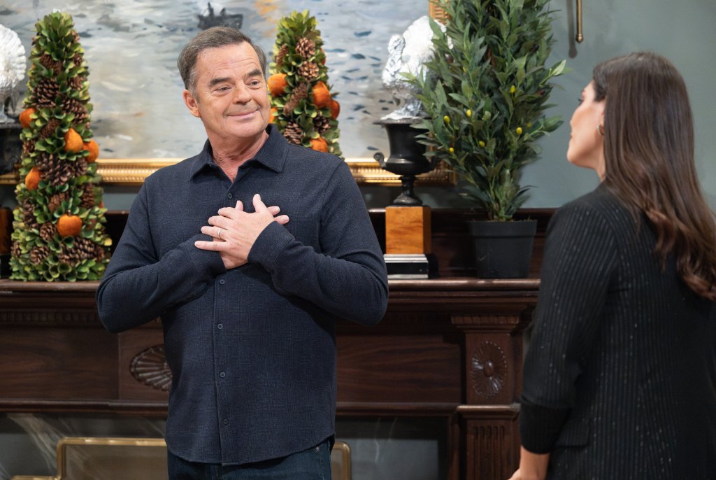 Wally Kurth and Amanda Setton as Ned and Brook Lynn on General Hospital, December 2025