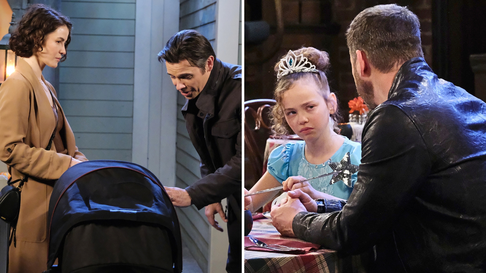 xander runs into victoria and sarah while rachel eyes brady on days of our lives.