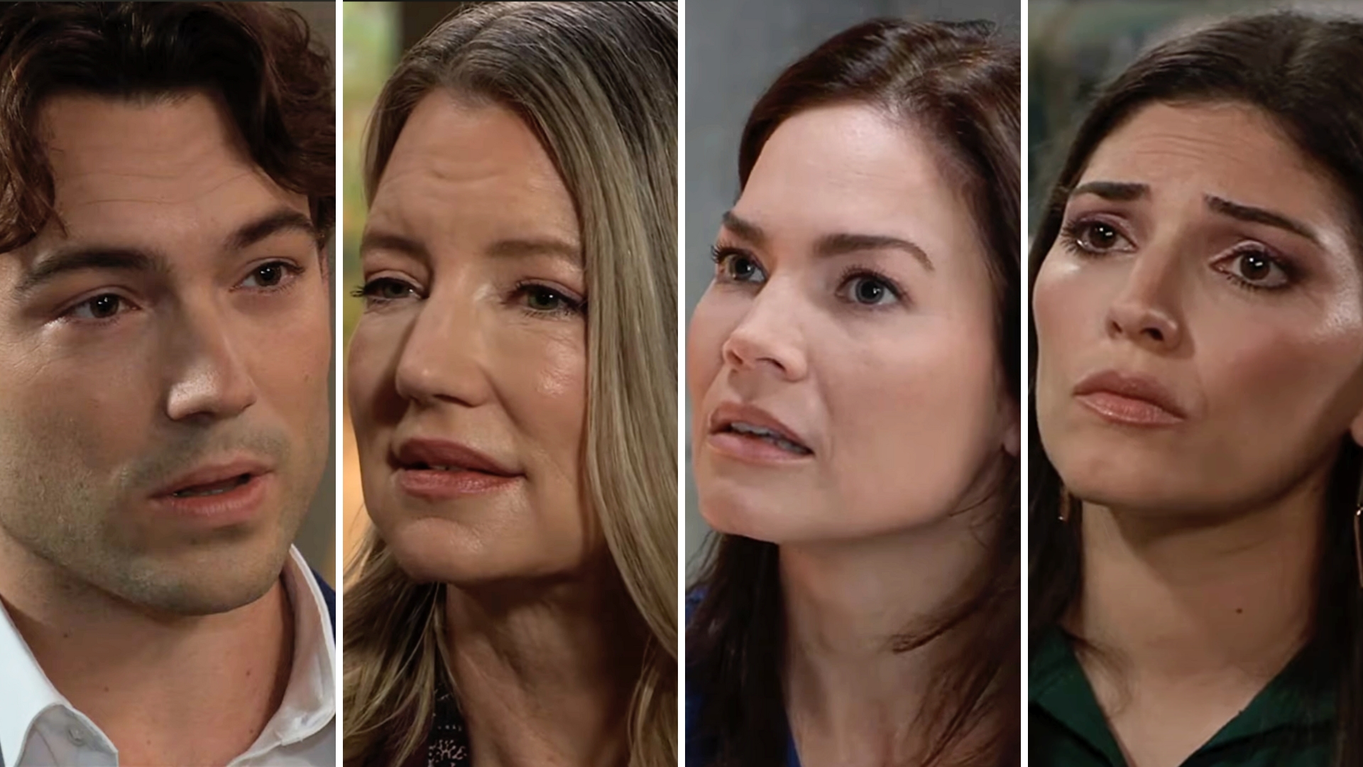 michael, nina, elizabeth and brook lynn on general hospital.