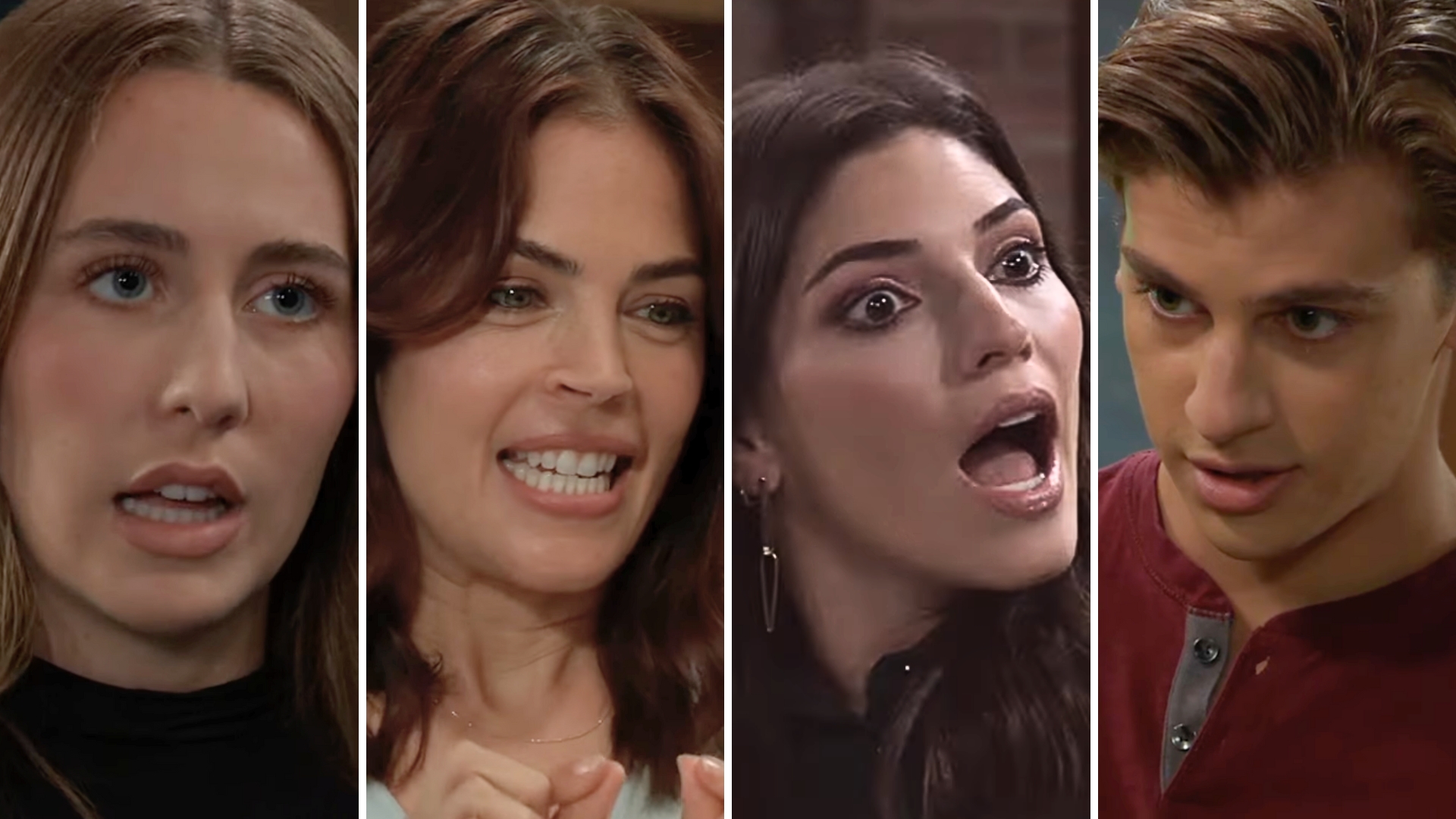 joss, britt, brook lynn and gio on general hospital.