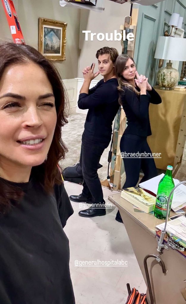 kelly thiebaud, braedyn bruner, giovanni mazza, general hospital