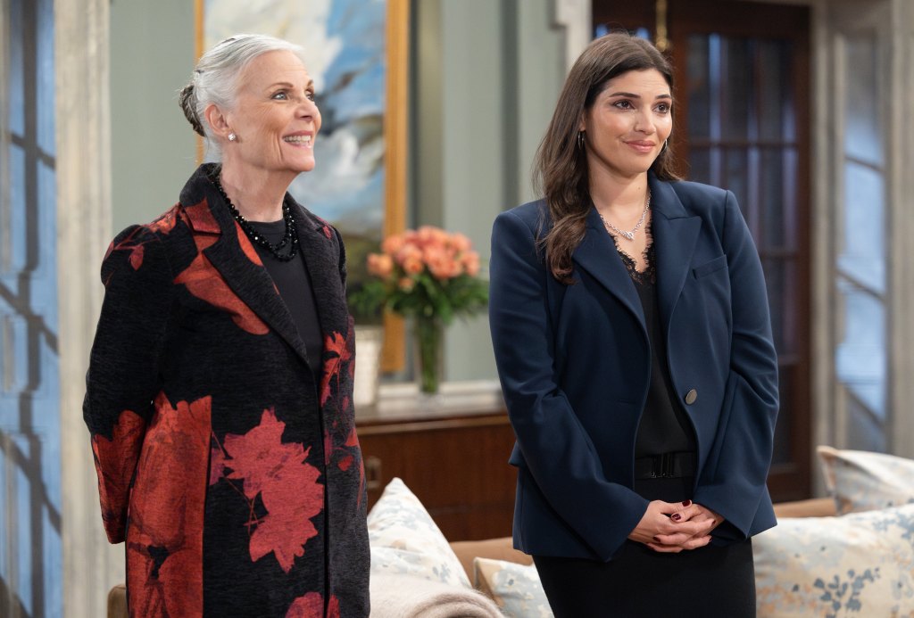Jane Elliot and Amanda Setton as Tracy and Brook Lynn on General Hospital in December 2025