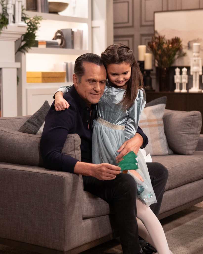 Maurice Benard and Scarlett Spears as Sonny and Donna on General Hospital, December 2025