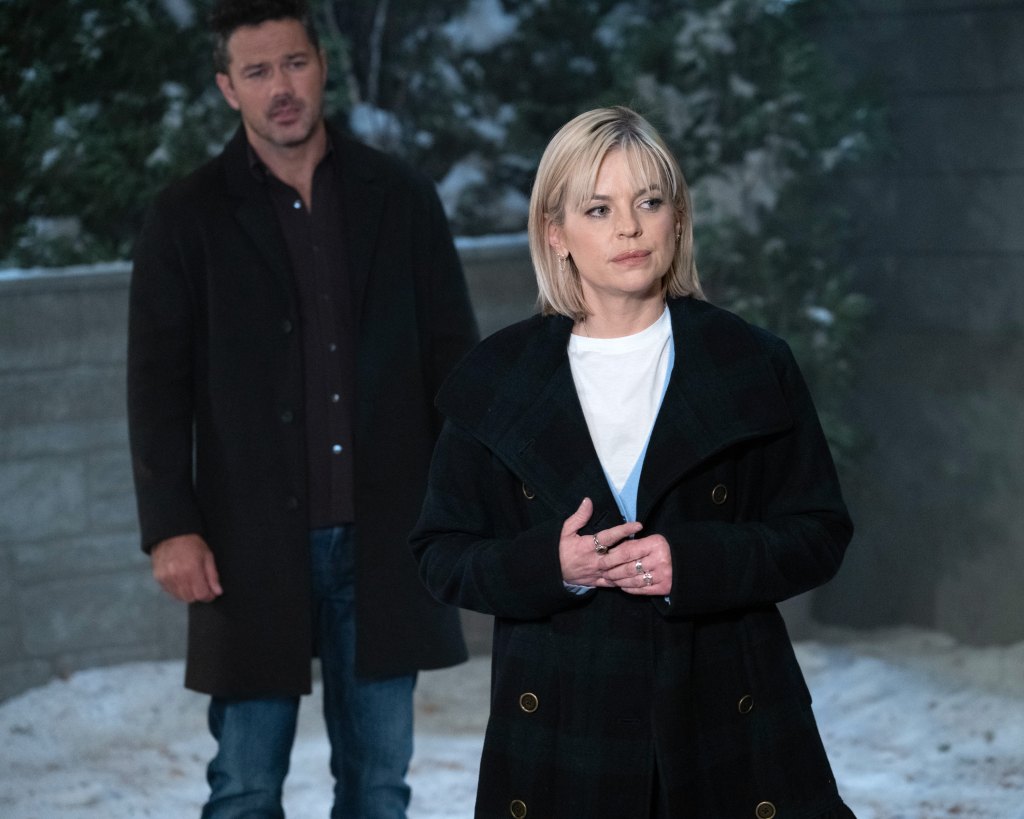 Ryan Paevey and Kirsten Storms as Nathan and Maxie on General Hospital
