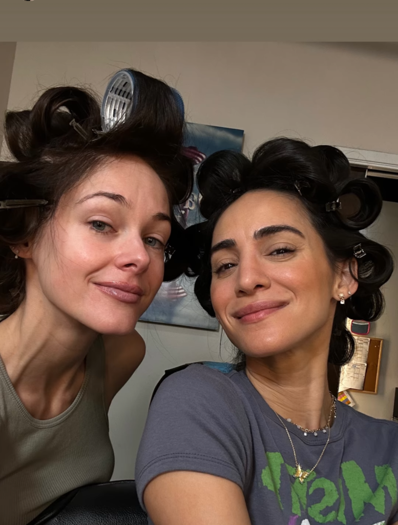 Abigail Klein Cherie Jimenez in the DAYS hair and makeup room