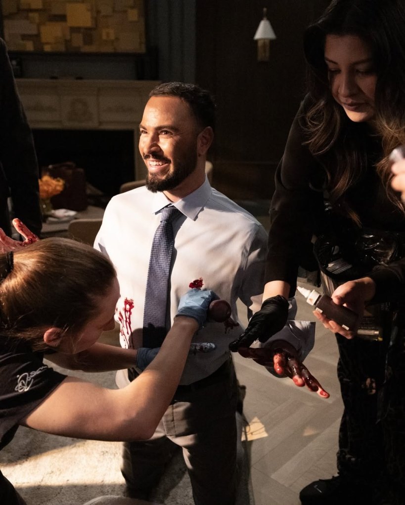 Adrian Anchondo behind the scenes at GH