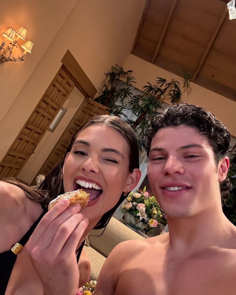 Laneya Grace, Brayan Nicoletti behind the scenes at B&B
