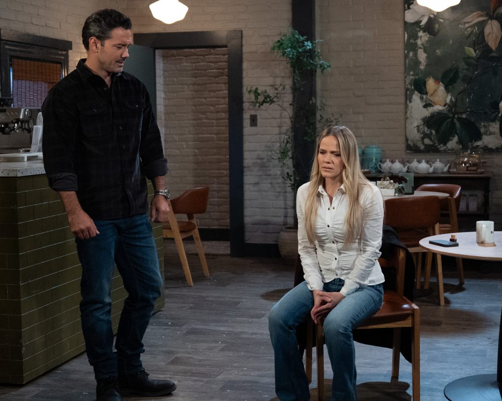 Ryan Paevey and Alexa Havins as Nathan and Lulu on General Hospital