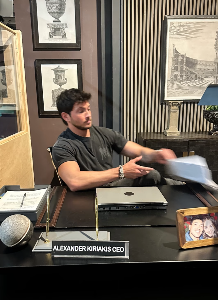 Robert Scott Wilson behind the scenes at DAYS