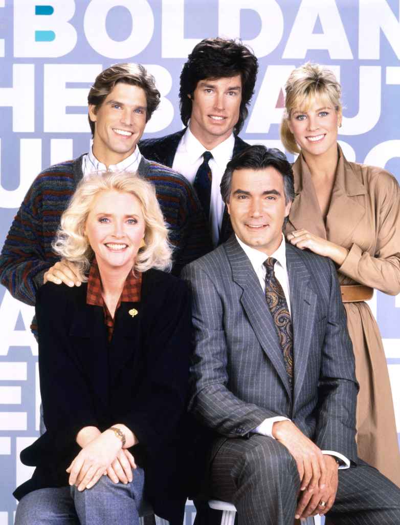 Clayton Norcross, Ronn Moss, Terri Ann Linn, John McCook, Susan Flannery original Bold and Beautiful cast 1987