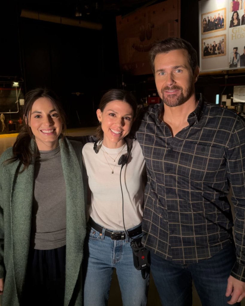 Kristen Vaganos, Kate Mansi, Josh Kelly behind the scenes at GH