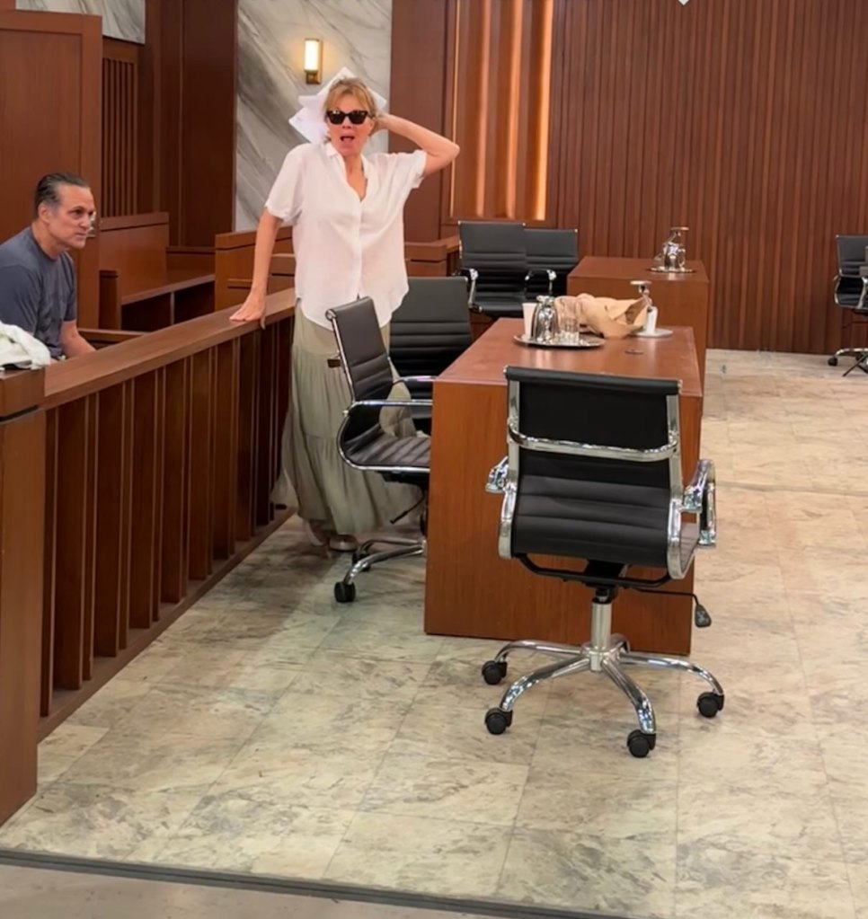 GH Maurice Benard Nancy Lee Grahn BTS