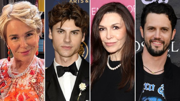 composite image of Judi Evans, Christian Weissmann, Finola Hughes, Nathan Dean