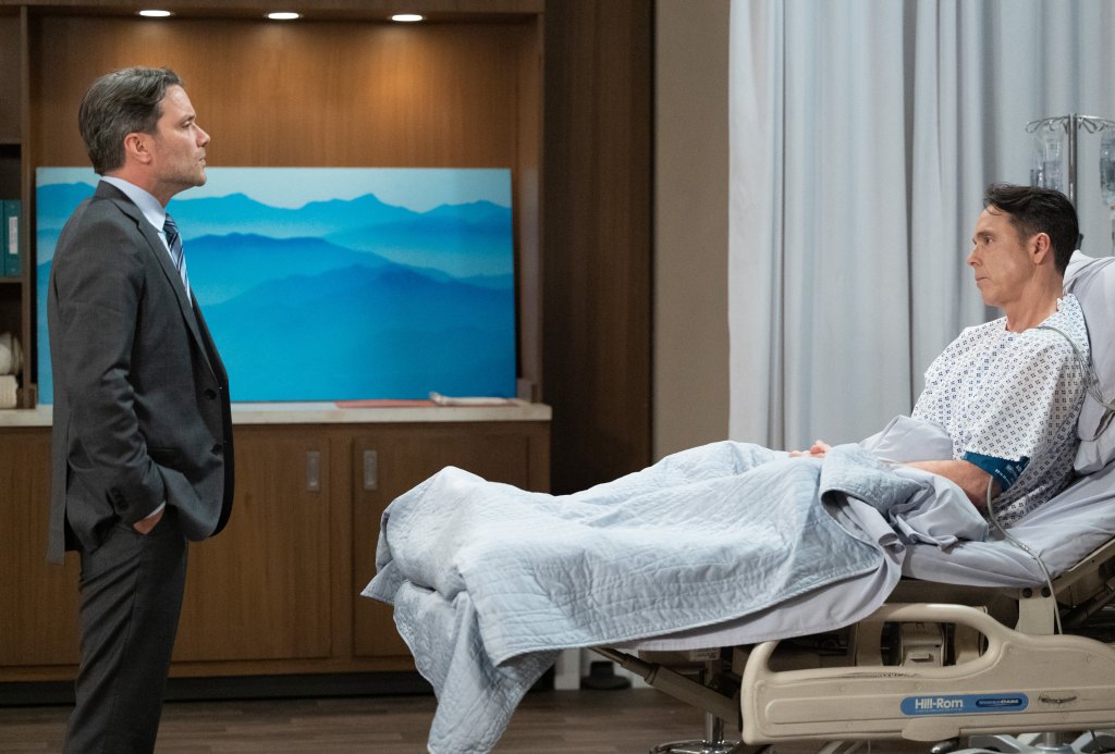 Dominic Zamprogna as Dante, Andrew Hawkes as Cullum on General Hospital