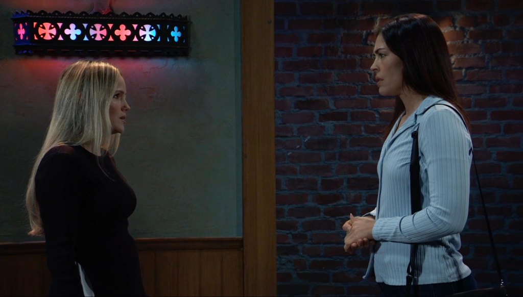 Alexa Havins and Kelly Thiebaud as Lulu and Britt on General Hospital