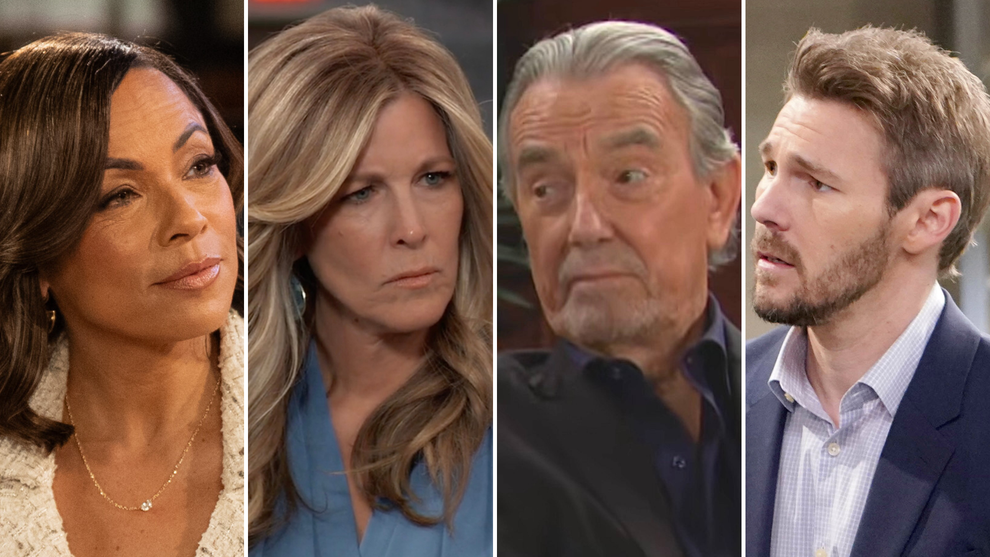 Daphnee Duplaix Laura Wright Eric Braeden Scott Clifton composite