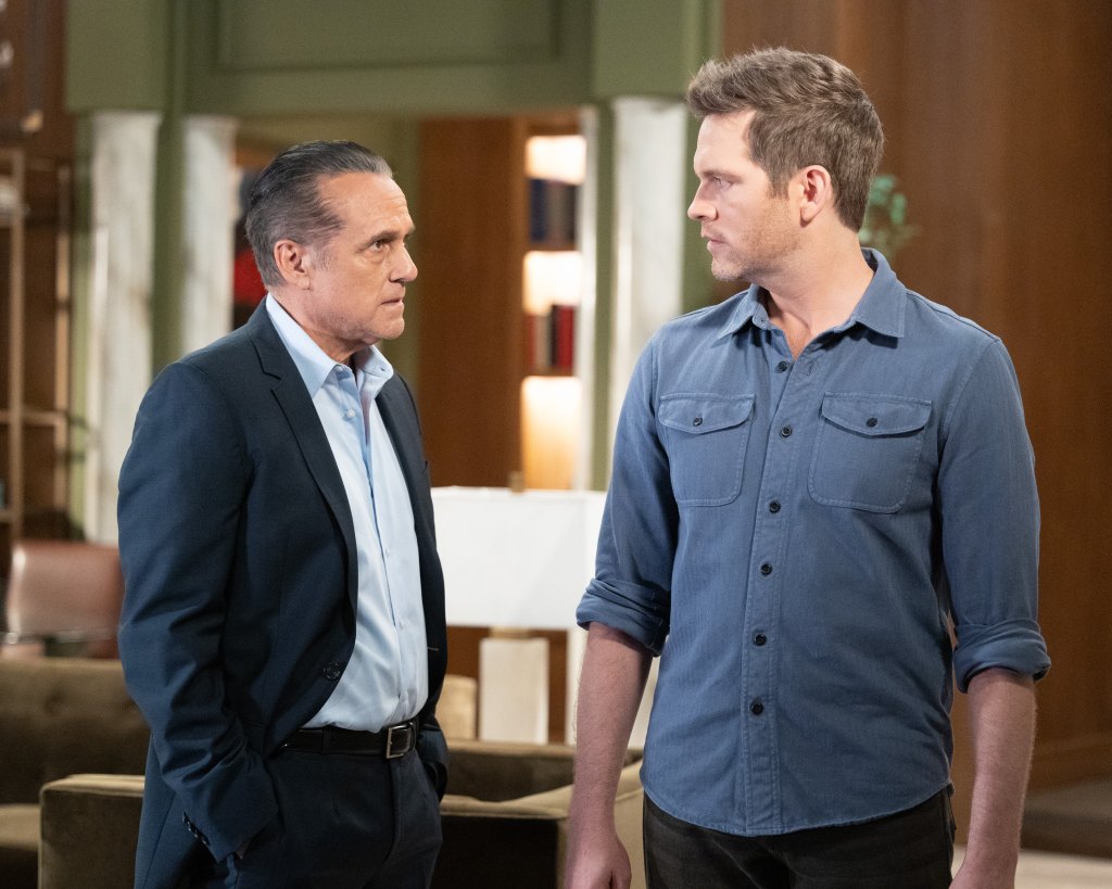 Maurice Benard and Van Hansis as Sonny and Lucas on General Hospital