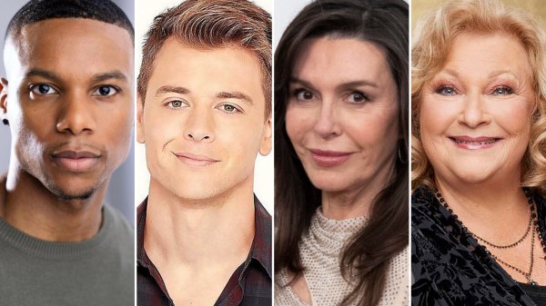 composite of Jequan Jackson, Chad Duell, Finola Hughes, Beth Maitland