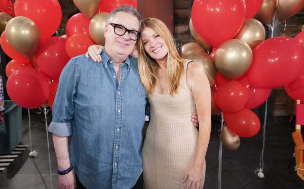 josh griffith and michelle stafford on Y&R set