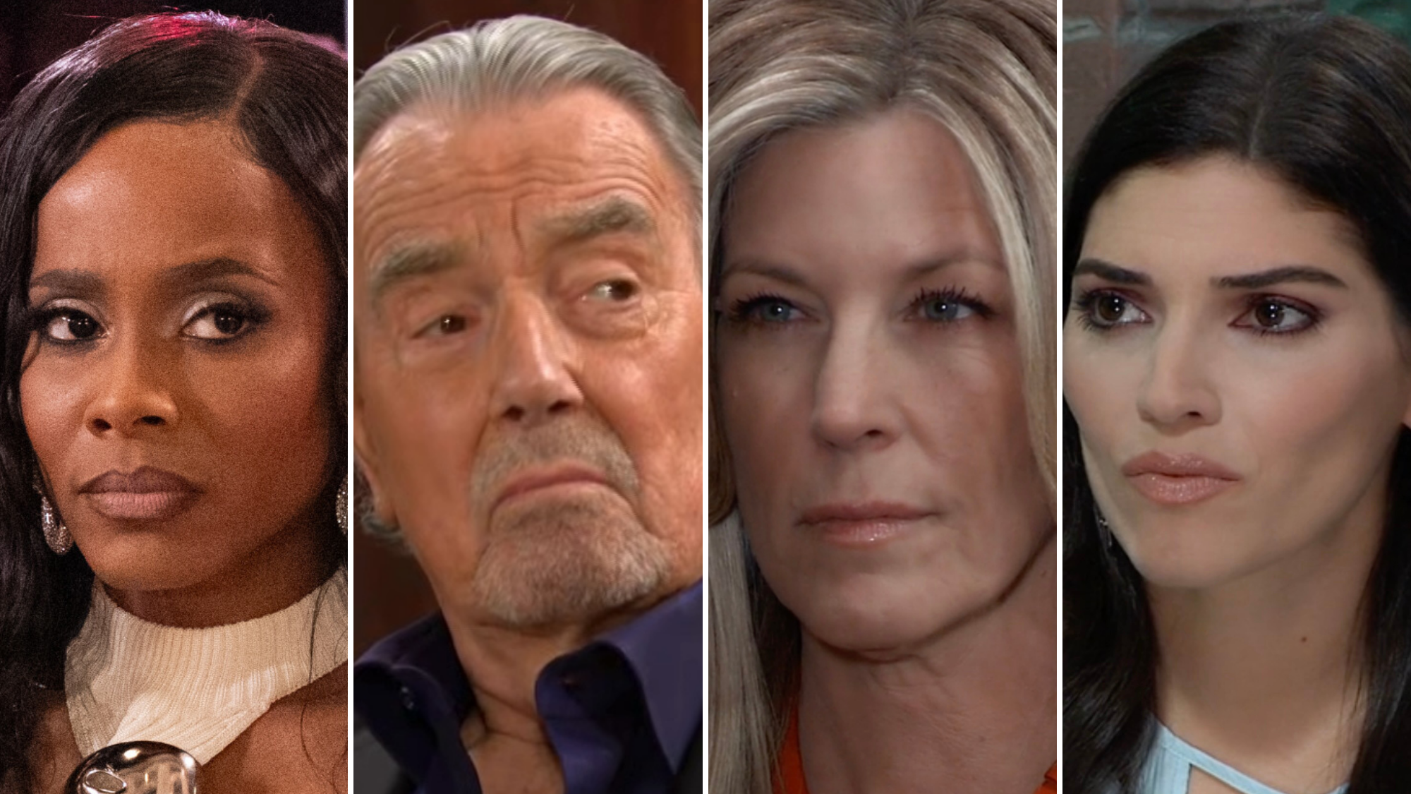 BTG's Hayley, Y&R's Victor, GH's Carly, GH's Brook Lynn composite