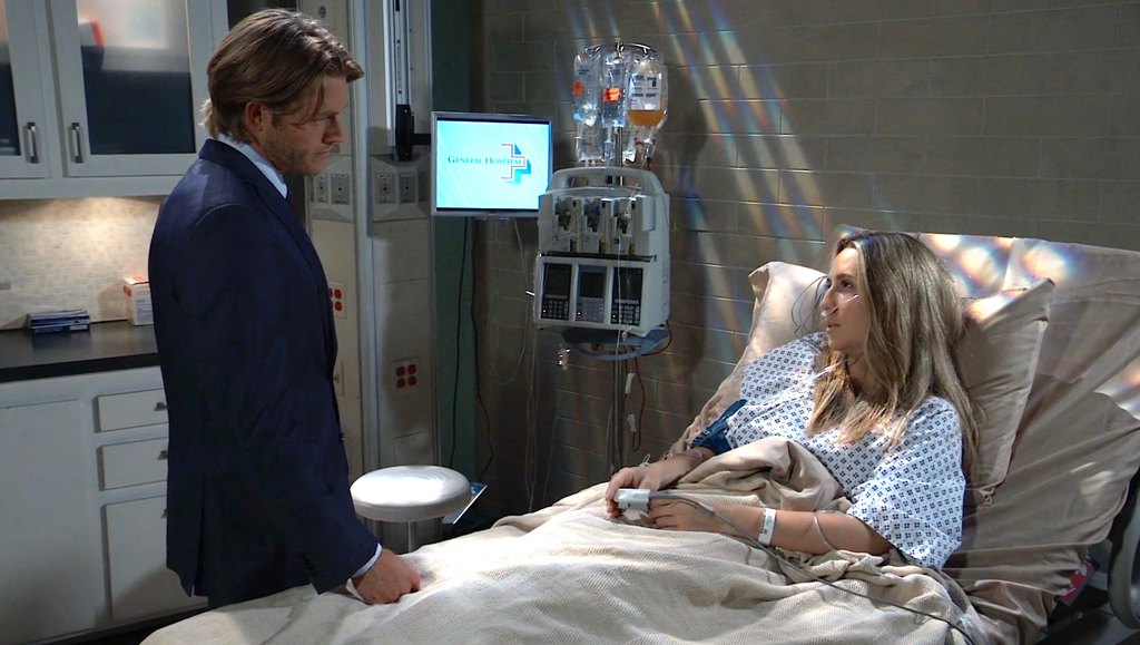 Bryce Durfee and Eden McCoy as Vaughn and Josslyn on General Hospital