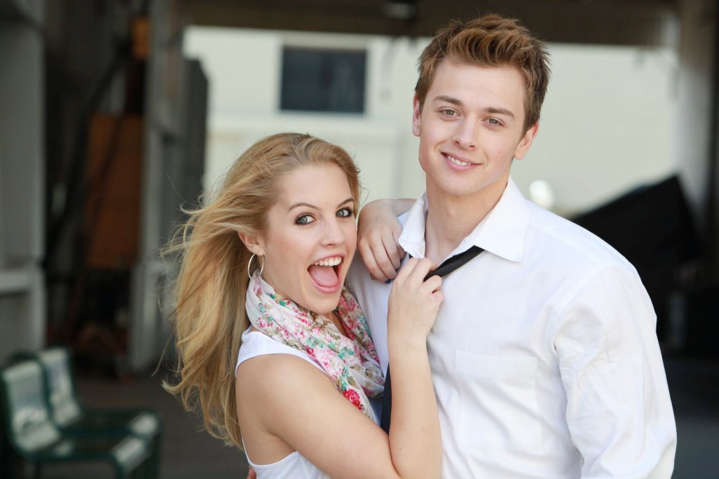 Kristen Alderson, Chad Duell "General Hospital" Set