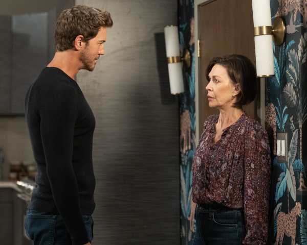 we ramsey and finola hughes as anna and peter on general hospital
