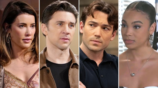 composite image of B&B's Steffy, Y&R's Cane, GH's Michael, BTG's Chelsea