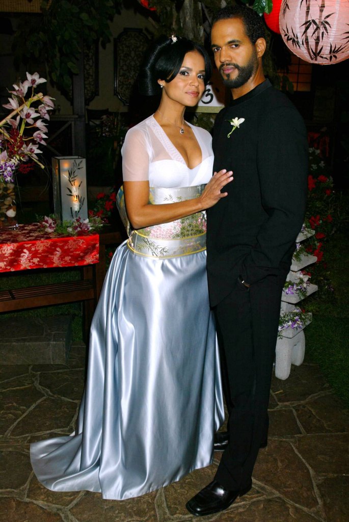 Drucilla and Neil posed Y&R wedding 2003