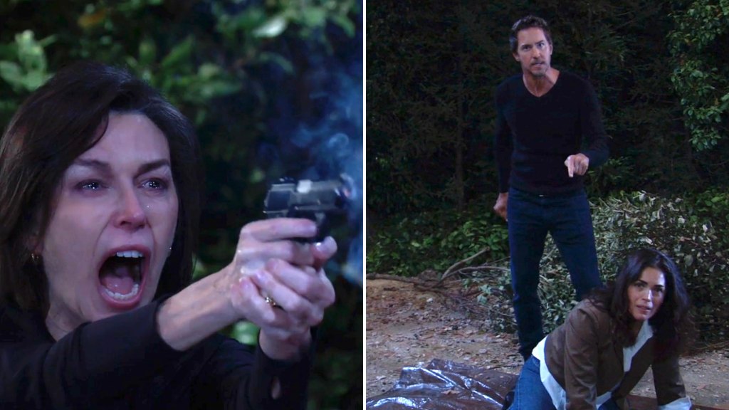 composite of Anna, Peter and Britt on General Hospital