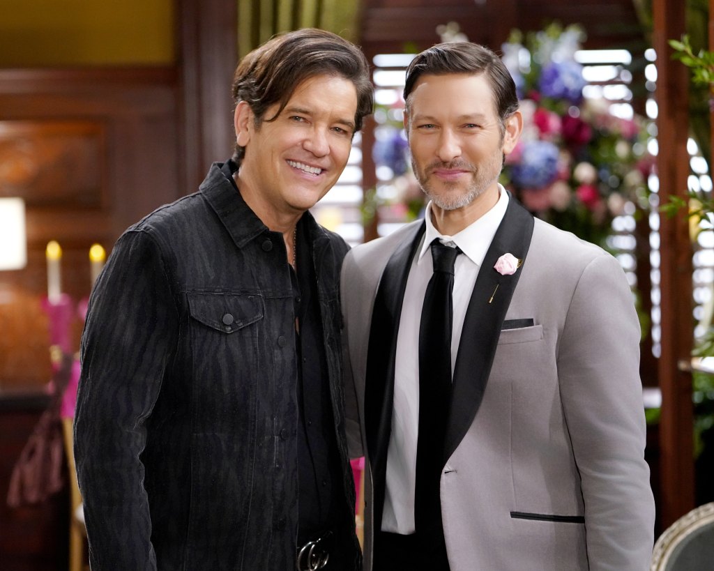 Michael Damian, Michael Graziadei "The Young and the Restless" Set