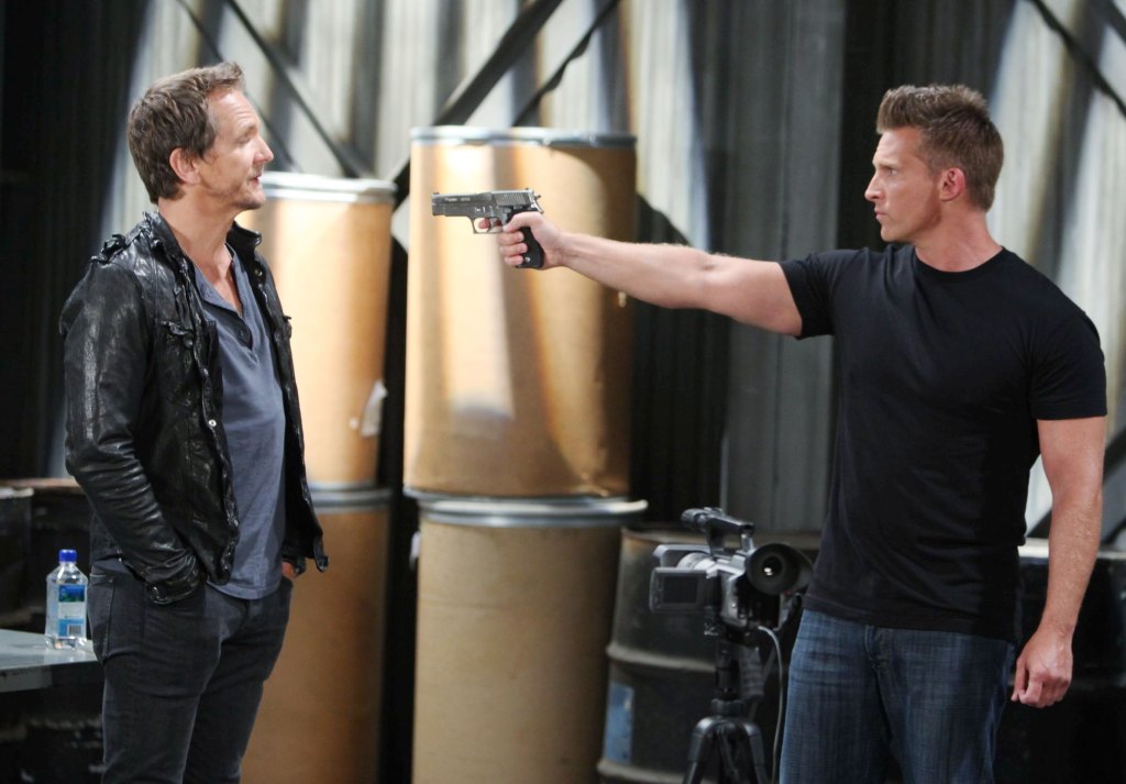 Sebastian Roche, Steve Burton as Jerry and Jax on General Hospital